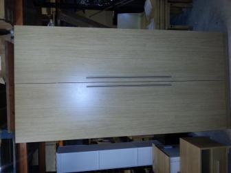 A brand new two door tall wardrobe