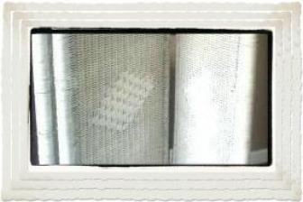 HOUSE SALE -GORGEOUS WHITE RATTAN SCREEN DIVIDER - NEW- COLLECT