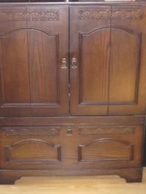 HOUSE SALE - SOLID WOOD LARGE TV CABINET- EAST LONDON