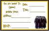 Pack Of 10 Harry Potter Invitations