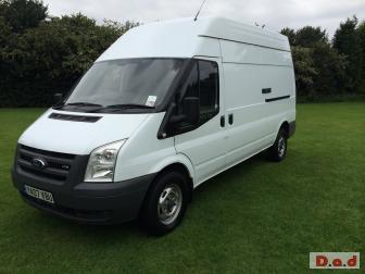FORD TRANSIT High Roof Van TDCi 100ps 2007/07service histroy,12 months mot