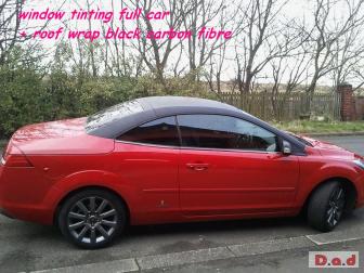 vehicle wrapping and window tinting