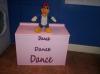 New & Unique 'Dance' Sturdy Storage /Toy/MDF Box with hinged lid