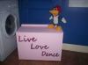 RNR Wood Products New & Unique 'Dancer' Sturdy Storage /Toy/MDF Box with hinged lid