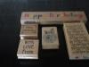 Rubber stamps for craft work